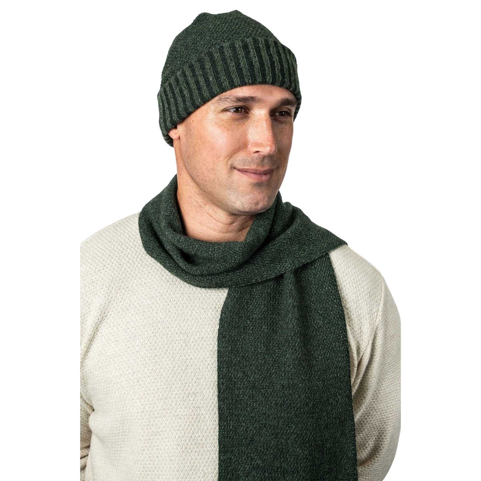 Koru Moss Stitch Plated Beanie